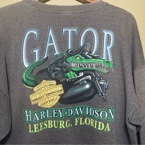 Vintage 90’s Harley Davidson Leesburg FL Men’s XL sweatshirt pullover 1996